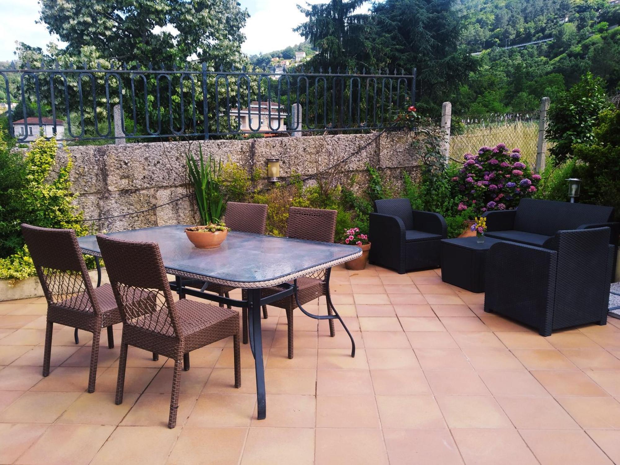 Casa Iriana - Parking Gratis I Jardin I Barbacoa Villa Ourense Exteriör bild