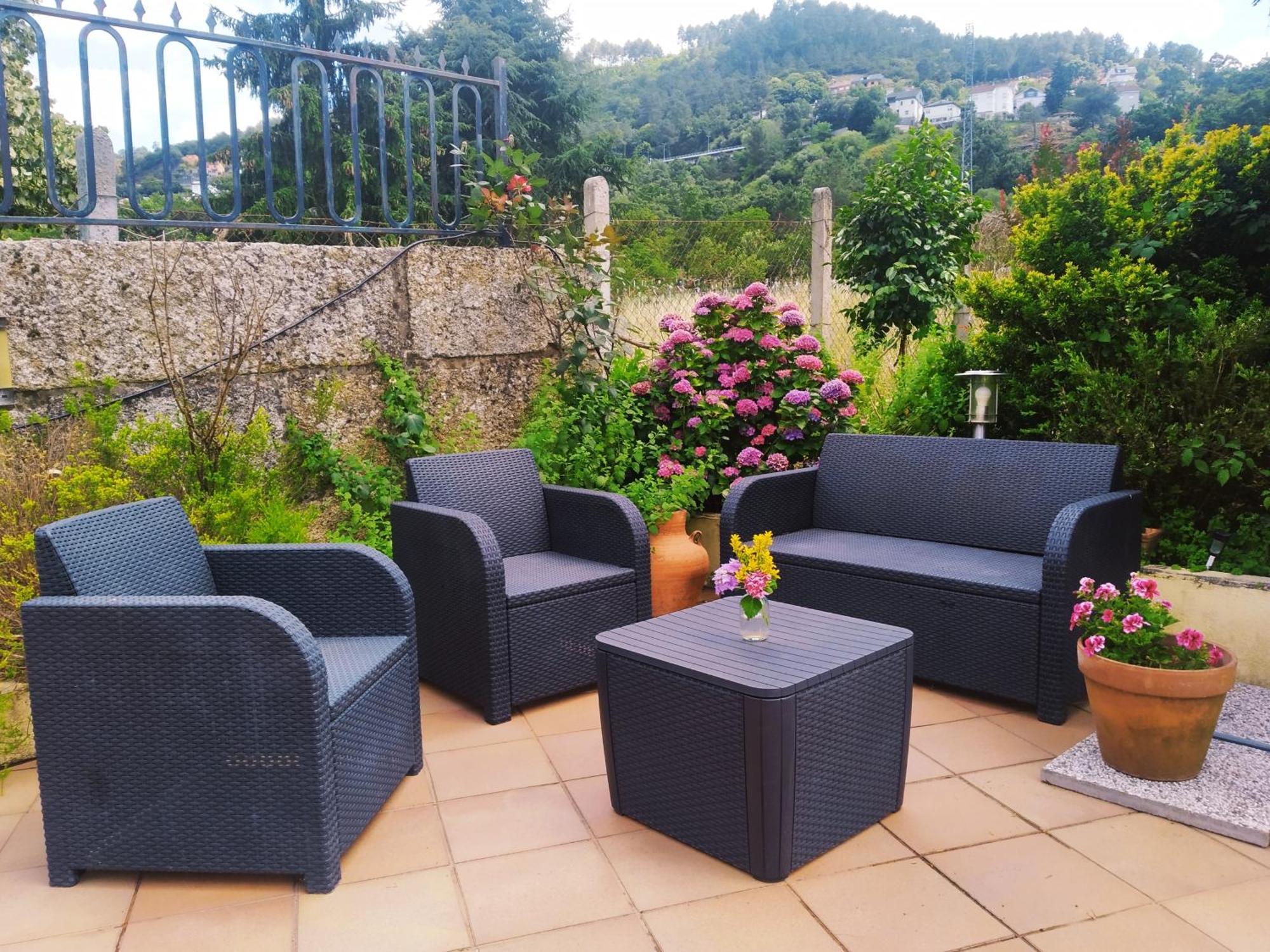 Casa Iriana - Parking Gratis I Jardin I Barbacoa Villa Ourense Exteriör bild